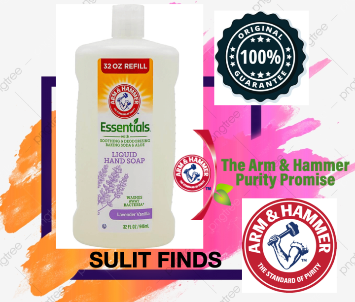 Arm and Hammer Essentials Lavander Vanilla Liquid Hand Soap 946 mL