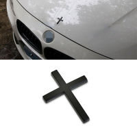 「Baosong」Quality 1pcs 3D Metal Car Sticker For Black Color Christian Jesus Cross Logo For Benz Toyota Vios hilux Innova Mitsubishi Hyundai accent reina Suzuki Ford Christian Jesus Cross Universal Emblem Auto Badge Decal Body Sticker Tail Sticker