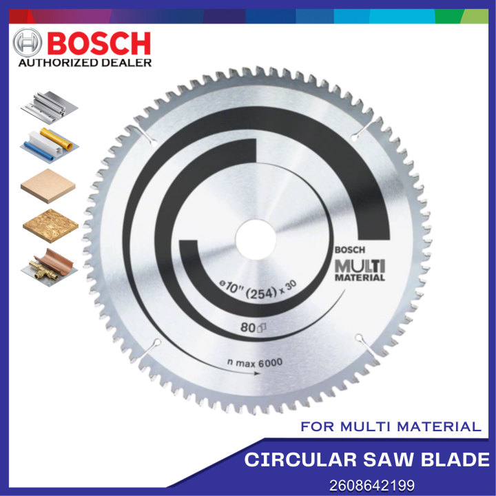 Bosch Circular Saw Blade 254mm 120 Teeth, For Multi Material 2608642199 Lazada PH