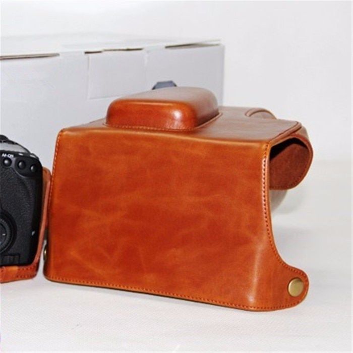 หนัง-pu-แบบใหม่ฝาครอบกระเป๋าใส่ของกล้องวีดีโอสำหรับ-canon-eos-เคสกล้อง6d-3สีกาแฟสีดำสีน้ำตาล