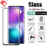 (2Pcs) กระจกเทมเปอร์ Tempered Glass Infinix Zero Ultra 5G HD คริสตัลป้องกันฟิล์มป้องกันสำหรับ Tempered Glass Infinix Zero Ultra 5G 6.8 หน้าจอกระจกนิรภัยแบบโค้งฟิล์มป