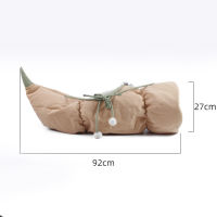 Winter Long Plush Pet Cat Bed Cat Tunnel Toy cat Warm Cozy Bed Funny Pet Play Tunnel TubesCat Sleep Bag Cat Nest