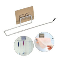 Toilet Paper Holder Self-adhensive Towel Racks Tissue Rack Wall Mounted Paper Roll Holder Tissue Rack Bathroom Shelf Hook Hanger