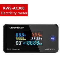 KWS-AC300โวลต์มิเตอร์แอมมิเตอร์ KWS พลังงานพลังงานเมตร AC 50-300โวลต์ LED AC Wattmeter ไฟฟ้าเมตรที่มีฟังก์ชั่นการรีเซ็ต0-100A