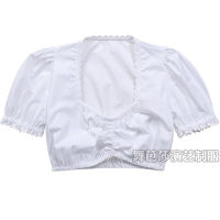 ?? Performance clothing~ Ding Dong Clothing German Beer Clothing Womens Bavarian Traditional Clothing Base Shirt Lolita White Shirt