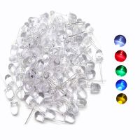 【LZ】№❀❖  50PCS 10mm LED Light Emitting Diodes Assortment Kit Individual Muticolor Lights White Red Green Blue Yellow for arduino