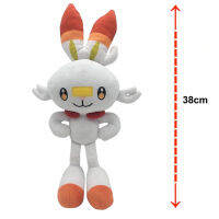 (ร้อน) 23-38เซนติเมตร Kawaii โปเกมอนอะนิเมะ scorbunny ตุ๊กตาตุ๊กตาของเล่นการ์ตูนน่ารักโปเกมอน sobble g rookey นุ่ม S tufe ตุ๊กตารุ่นของเล่นเด็กของขวัญ