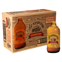 Bundaberg Ginger Beer 375ml (CARTON) บันดาเบิร์ก เครื่องดื่มรสขิง อัดก๊าซ ขนาด 375 มล (8946) (ขายยกลัง)