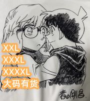 Uniqlo UNIQLO Detective Conan joint male and female couple UT Aoyama Gangchang autographed printed T-shirt 456314