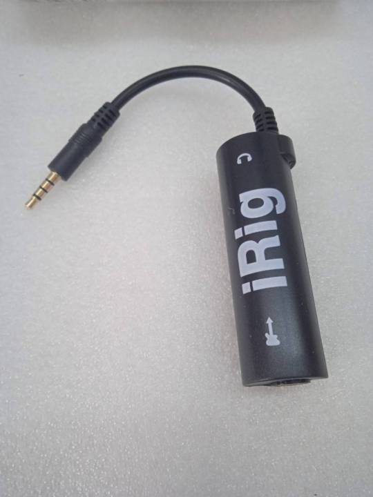 irig-guitar-to-iphone-แจ็ค3-5mm-ตัวผู้-to-6-5mmตัวเมีย-ตัวแปลงกีต้ากับมือถือ-เครื่องเสียง-สายแปลงเสียง-ตัวแปลงเสียง-สัญญานดีแข็งแรงทนทาน