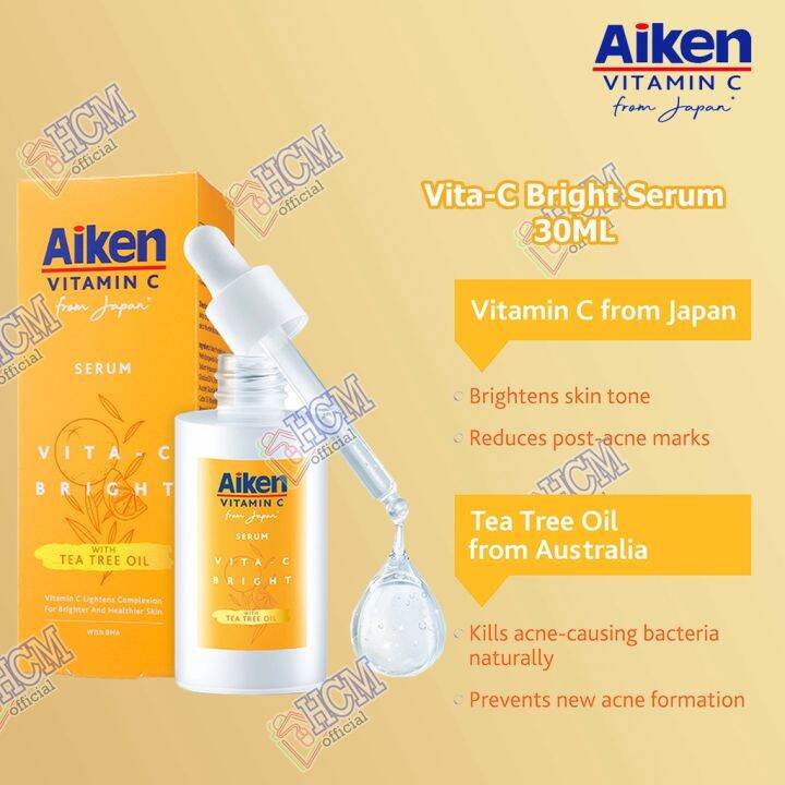 AIKEN VITAC BRIGHT SERUM 30ML Lazada