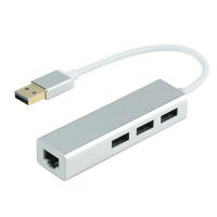 【☄New Arrival☄】 bukan2581584811414 Ulc28แท่นวางมือถือ3 Usb ฮับแท่นวางมือถือ Hdd Type C Lap Adapter Usbc Macbook Net Rj45 Docking Usb-C ภายนอกสำหรับคอมพิวเตอร์