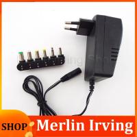 Merlin Irving Shop AC DC 3V 4.5V 5V 6V 7.5V 9V 12V Power Charger Supply Adapter Travel Plug 2.5A Universal Adaptor Converter 6 Plugs 30W