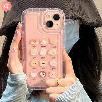 BOUND （in stock）เคสโทรศัพท์มือถือ Tpu นิ่ม กันกระแทก ลายการ์ตูนกบ หมี เชอร์รี่น่ารัก สําหรับ IPhone 7Plus XR 11 14 13 12 Pro MAX 6 6S Plus X XS MAX