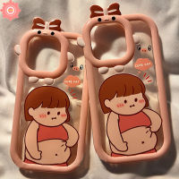 INS น่ารักเล็กๆน้อยๆเคสผู้หญิง Samsung A04 A04s A04E A30s A23 A52 A52s A31 A13 A32 A12 A51 A50 A22 A11 A50s A03 A73 M32 A33 A53 A21s A71 A53 A02s 3D ๆน้อยๆมอนสเตอร์ฝาปิดเลนส์