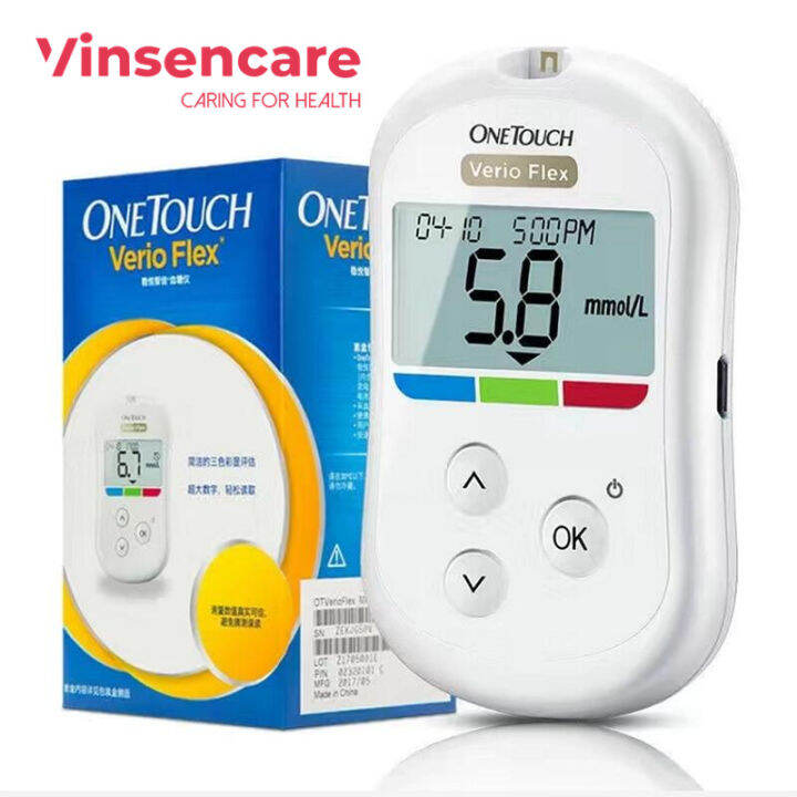 ASSWS Store 1pc Verio Flex Blood Glucose Monitor + 25s Test