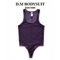 D.M male underwear sexy perspective mesh gauze jumpsuits monobutyl pants thong breathable BoXia personality condole belt