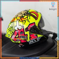 KYT รุ่น NF-J ESPARGARÓ REPLICA 2019 MATT GREY 41 หมวกกันน็อค KYT หมวกเปิดหน้าทรงสปอร์ต สินค้ามีจำนวนจำกัด