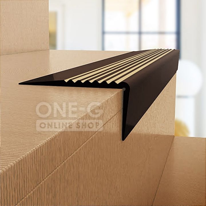 UNICA Rubber Stair Nosing Anti-Slip and Fall 2.4 M / 8 Feet Long ...