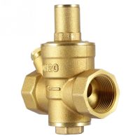 DN20 3/4 Brass Water Pressure Regulator Reducer Adjustable Reducing Regulator Valve Hydraulic Instability/Water Purifier 1.6MPa