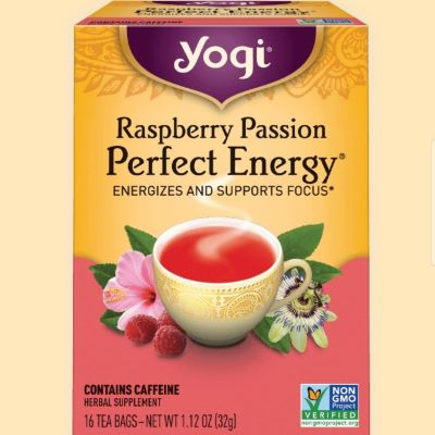 Premium for U📌ชา YOGI TEA ENERGY TEA BOX สุดยอดชาออแกนิค เพิ่มกำลังความสดชื่น ชาสมุนไพรเพื่อสุขภาพ จากอเมริกา📌 Raspberry Passion