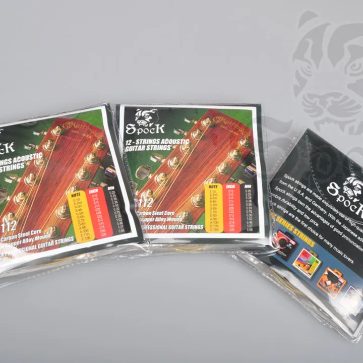 Hong Kong Spock 12string folk guitar strings phosphor bronze 12string