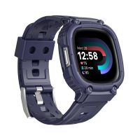 【ขอบคุณ】สำหรับ Fitbit Versa 4 / 3 / Sense 2 / Sense 1เกราะสายนาฬิกาข้อมือ TPU ในตัว