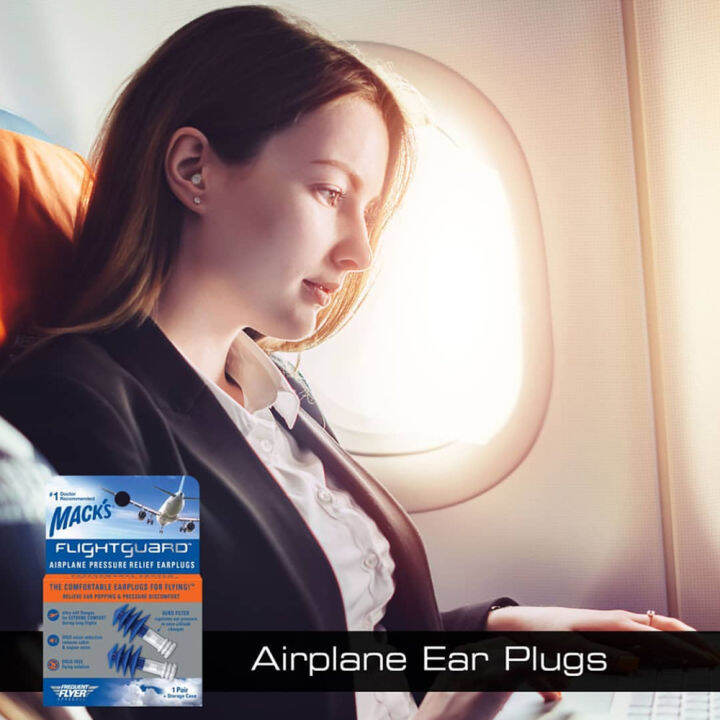MACK'S flying earplugs airplane sound insulation and