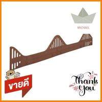 แผ่นกันนก ลอน A โมเนีย HANKA สีน้ำตาล แพ๊ก 10 ชิ้นROOF PANEL CLOSURE STRIP FOR MONIER ROOF TILES HANKA BROWN 10PCS/PACK **ขายดีที่สุด**