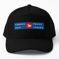 Canada Post Logo Billingual Baseball Cap Hat Black Women Hip Hop Solid Color Sport Printed Casual Sun Summer Boys Snapback