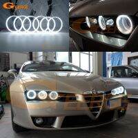 【HOT SALE】 สำหรับ Alfa Romeo 159เเมงมุม Brera 2005 2006 2007 2008 2009 2010 2011 2012ตานางฟ้า Ccfl สว่างมากชุดแหวนวัน