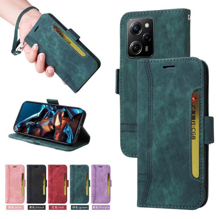 เคสโทรศัพท์กันกระแทกสำหรับ-xiaomi-mi-poco-x5-f5-f4-gt-x4-m4-m3-x3-pro-poco-m3-f3-x4-x3กระเป๋าสตางค์หนังแม่เหล็ก-nfc-ช่องเสียบบัตรปลอกเคสแบบพับปิดได้