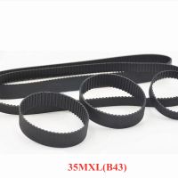 ◎ MXL Timing belt 43 Teeth B43 MXL 35 MXL C 87.376mm width 6mm 10mm Rubber Synchronous belt B43MXL 35MXL 43teeth