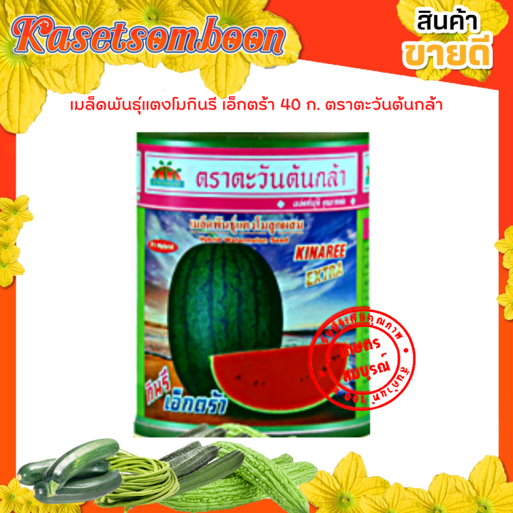 แตงโมกินรี188-101-c-28-c-29-เอ็กตร้า-40-ก-เมล็ดพันธุ์ตราตะวันต้นกล้า-เแตงโม-ลูกใหญ่