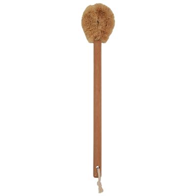 Updated Modern Version Toilet Bowl Brush, Natural Coconut Fiber Brush Head and Beechwood Handle for Bathroom Toilet - Sturdy, Deep Cleaning,Toilet Cleaning Brush with Hanging Hook