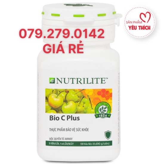 Giá rẻ  vitamin c amway nutrilite bio c plus 100 viên - ảnh sản phẩm 1