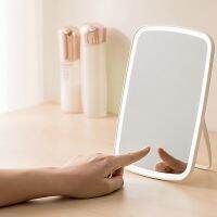 Youpin JORDAN&amp;JUDY LED Makeup Mirror intelligent Portable Desktop Ladies Makeup Light Adjustable Women Girls Rectangle Mirrors Mirrors