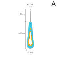 Luhuiyixxn Awl สำหรับการซ่อมแซมรองเท้าหนังจักรเย็บผ้าเครื่องมืองานฝีมือแบบ DIY ตะขอตรงโค้งและรูเข็มเจาะ stab sticher เย็บ