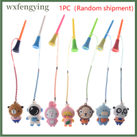 wxfengying ทีกอล์ฟยางมีเชือกลายการ์ตูนป้องกันการสูญหาย1ชิ้น