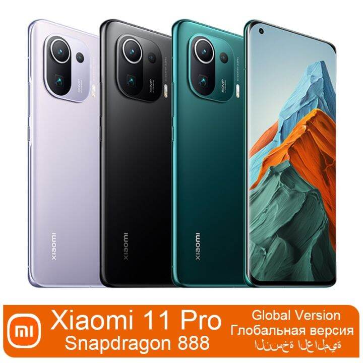 Xiaomi 11 Pro 5G โทรศัพท์มือถือ128GB/256GB,กล้อง50MP 888 Snapdragon ...