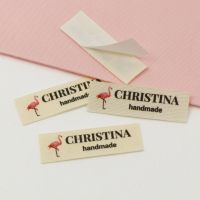 120piece Custom clothing labels  Iron Tags  Ironing Labels  Personalized Name  Custom Design   Name Tags Custom Labels (YT403) Stickers Labels