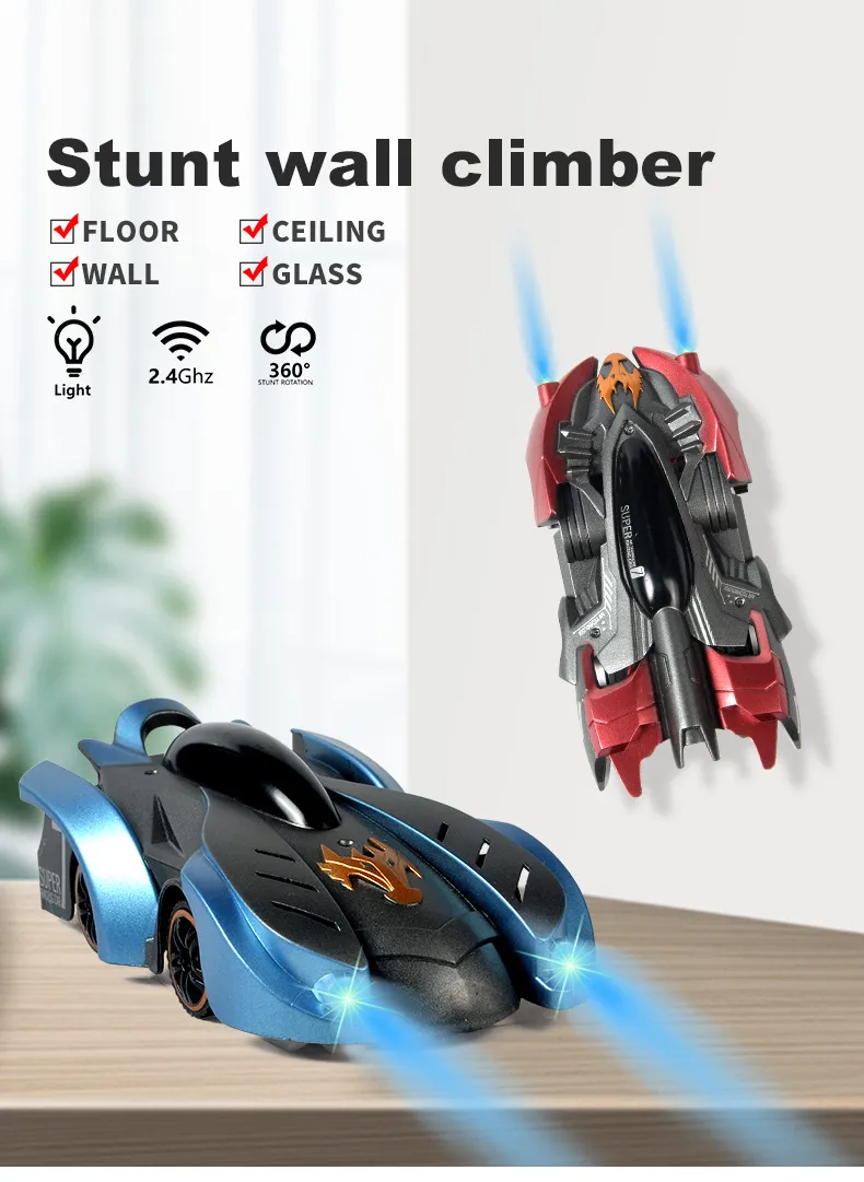 car that climbs walls and ceilings