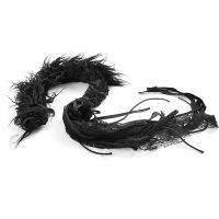 PUNKRAVE Punk Heavy Music Festival Mohican Headwear Gothic Environmental Wool Pure Manual Suture Performance Headwear Accessory