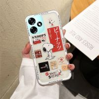 ใหม่เคสโทรศัพท์ Realme C51 C53 C55 NFC 2023แฟชั่นกันกระแทกเคสใสการ์ตูนน่ารักนิ่มที่คลุมเคสใส่โทรศัพท์ RealmeC53