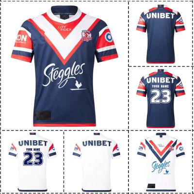 Sydney Custom Name Number）Top Quality Rugby Mens Size:S-5XL Shirt （Print Jersey Home Roosters Away [hot]2023 /