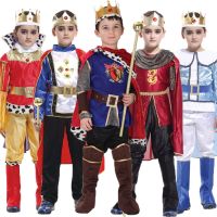 Umorden ฮาโลวีน Purim Carnival King Prince เครื่องแต่งกายสำหรับเด็กเด็กเด็ก Fantasia Infantil คอสเพลย์เสื้อผ้าชุด