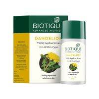 Biotique Bio Dandelion Visibly Ageless Serum 40ml. ไบโอติกเซรั่ม ลดรอยแกะสิว รอยดำ จุดฝ้ากระลึก EP 1/2023.