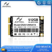 Gioneda mSATA SSD 512GB 3D NAND SATA III 6 Gb s