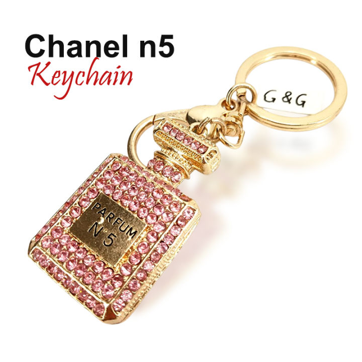 Móc khóa hột chanel đính đá siêu lấp lánh xinh dành cho nữ  MKCN30   Khaly Shop