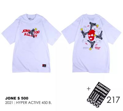 Dr.Street JONE500 เสื้อโจร คลอเล็คชั่นล่าสุด เสื้อยืดสกรีนลาย 2021 Collection 216-217